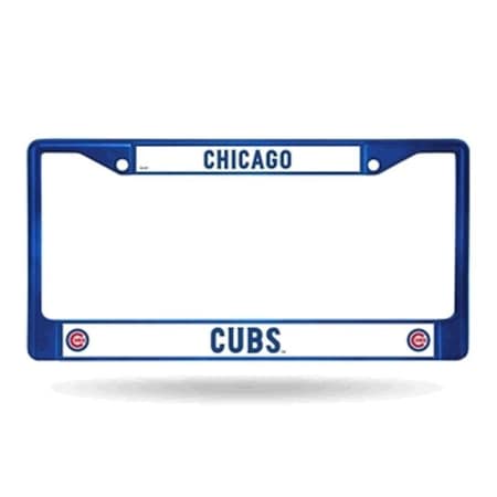 Rico Industries Chicago Cubs License Plate Frame Metal Blue 9474696578